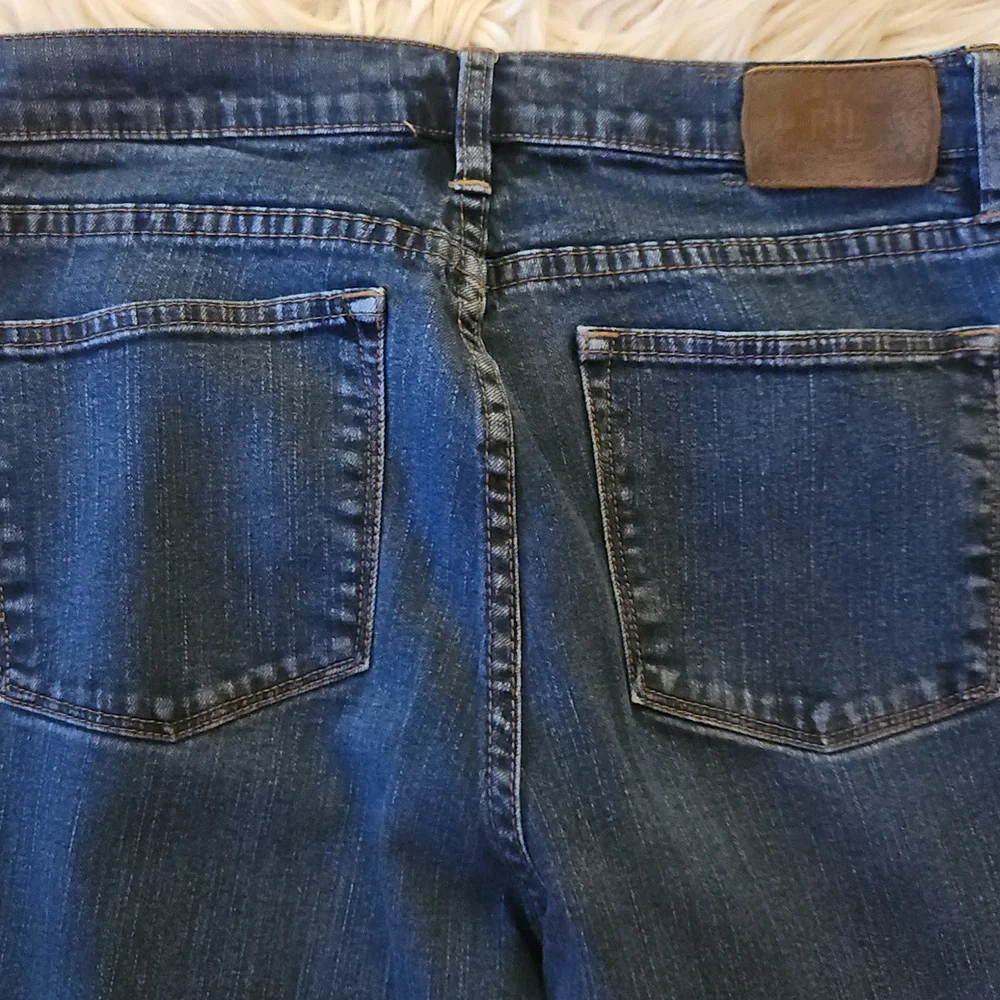 Ralph Lauren Lauren Jeans Co Premium Dark Wash Jeans Size 8
